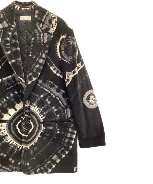 DRIES VAN NOTEN（ドリスヴァンノッテン）DRIES VAN NOTEN (ドリスヴァンノッテン) タイダイテーラードジャケット ブラック サイズ:Ｍの古着・服飾アイテム