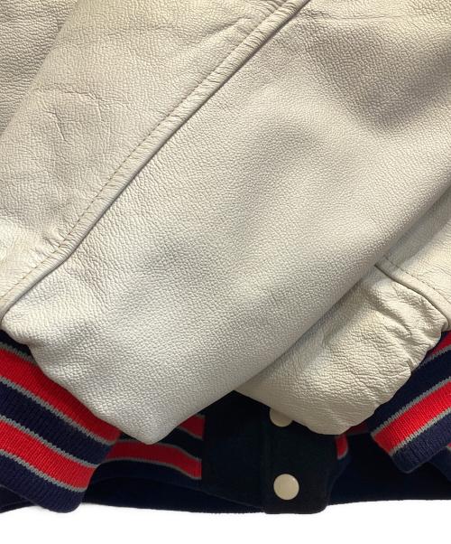 HEWITT（ヒューイット）HEWITT (ヒューイット) BACKDROP (バックドロップ) スタジャン ネイビー サイズ:40の古着・服飾アイテム