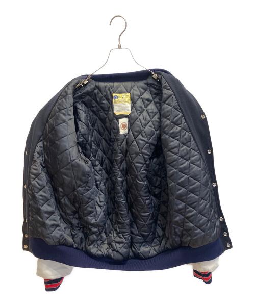 HEWITT（ヒューイット）HEWITT (ヒューイット) BACKDROP (バックドロップ) スタジャン ネイビー サイズ:40の古着・服飾アイテム