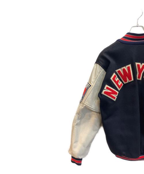 HEWITT（ヒューイット）HEWITT (ヒューイット) BACKDROP (バックドロップ) スタジャン ネイビー サイズ:40の古着・服飾アイテム