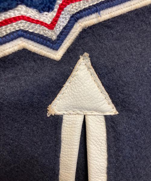 HEWITT（ヒューイット）HEWITT (ヒューイット) BACKDROP (バックドロップ) スタジャン ネイビー サイズ:40の古着・服飾アイテム