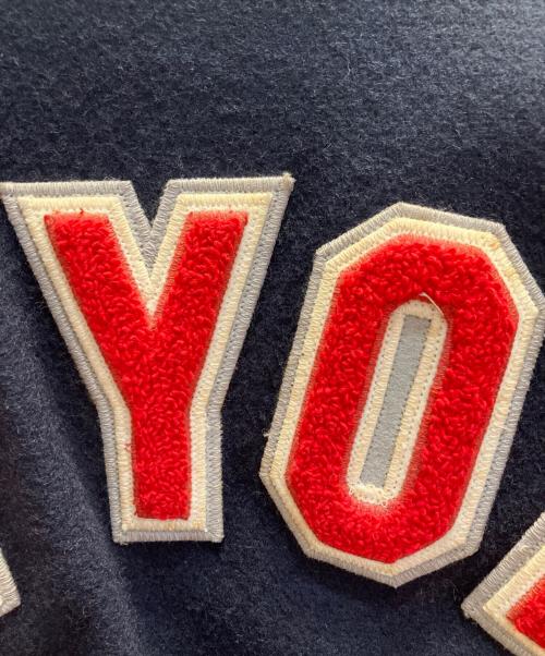 HEWITT（ヒューイット）HEWITT (ヒューイット) BACKDROP (バックドロップ) スタジャン ネイビー サイズ:40の古着・服飾アイテム