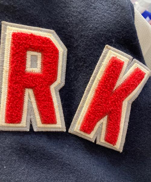 HEWITT（ヒューイット）HEWITT (ヒューイット) BACKDROP (バックドロップ) スタジャン ネイビー サイズ:40の古着・服飾アイテム