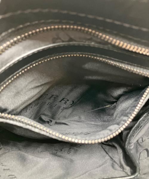 BURBERRY（バーバリー）BURBERRY (バーバリー) ショルダーバッグ ブラックの古着・服飾アイテム