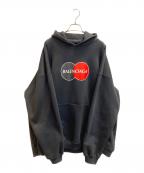 BALENCIAGAバレンシアガ）の古着「プルオーバーパーカー」｜ブラック