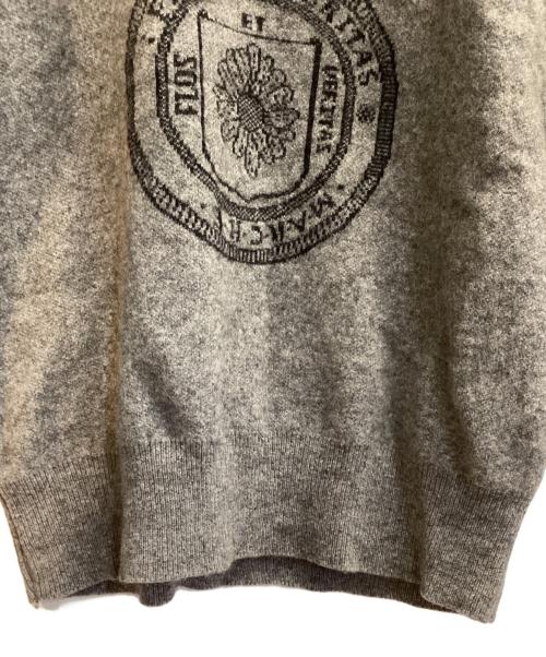 Mardi Mercredi（マルディメクルディ）Mardi Mercredi (マルディメクルディ) 薄手ニット グレー サイズ:FREEの古着・服飾アイテム