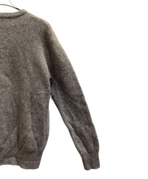 Mardi Mercredi（マルディメクルディ）Mardi Mercredi (マルディメクルディ) 薄手ニット グレー サイズ:FREEの古着・服飾アイテム