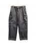 SUPREME（シュプリーム）の古着「Cargo Zip-Off Cinch Pant」｜ブラック