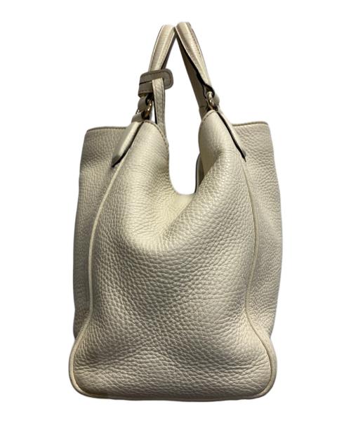 GUCCI（グッチ）GUCCI (グッチ) ソーホー インターロッキングGバッグ  ホワイトの古着・服飾アイテム