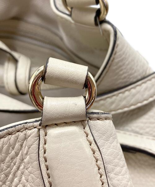 GUCCI（グッチ）GUCCI (グッチ) ソーホー インターロッキングGバッグ  ホワイトの古着・服飾アイテム