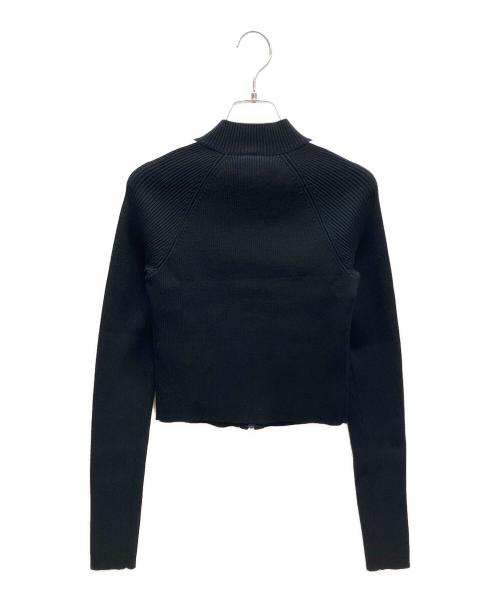 adidas（アディダス）adidas (アディダス) ADICOLOR 3 STRIPES SLIM KNIT TRACK TOP（アディカラー スリーストライプス スリムニット トラックトップ） ブラック サイズ:Mの古着・服飾アイテム