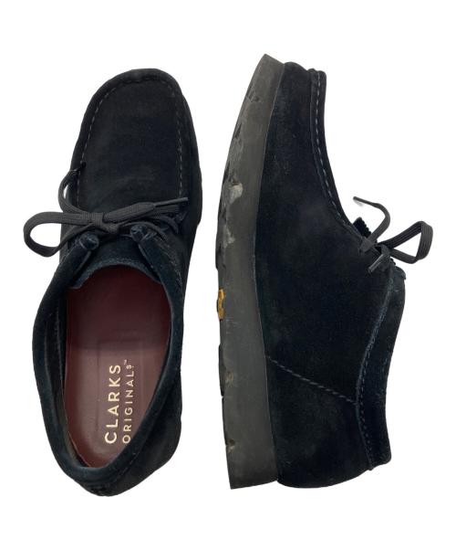 CLARKS ORIGINALS（クラークス オリジナルズ）Clarks Originals (クラークス オリジナルズ) ワラビーシューズ ブラック サイズ:8の古着・服飾アイテム