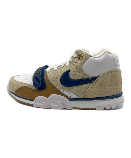 NIKE（ナイキ）NIKE (ナイキ) ミッドカットスニーカー ネイビー×ベージュ サイズ:10の古着・服飾アイテム