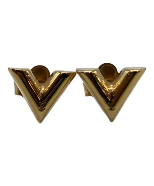 LOUIS VUITTON（ルイ ヴィトン）LOUIS VUITTON (ルイ ヴィトン) ピアス・エセンシャル V ゴールドの古着・服飾アイテム