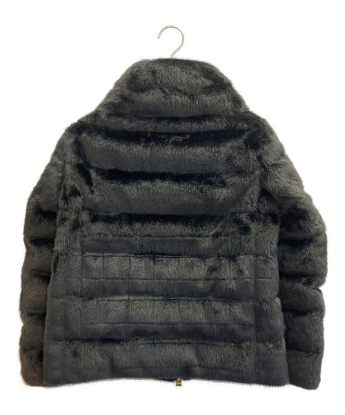 HERNO（ヘルノ）HERNO (ヘルノ) ECO FUR DOWNJACKET ブラック サイズ:40の古着・服飾アイテム