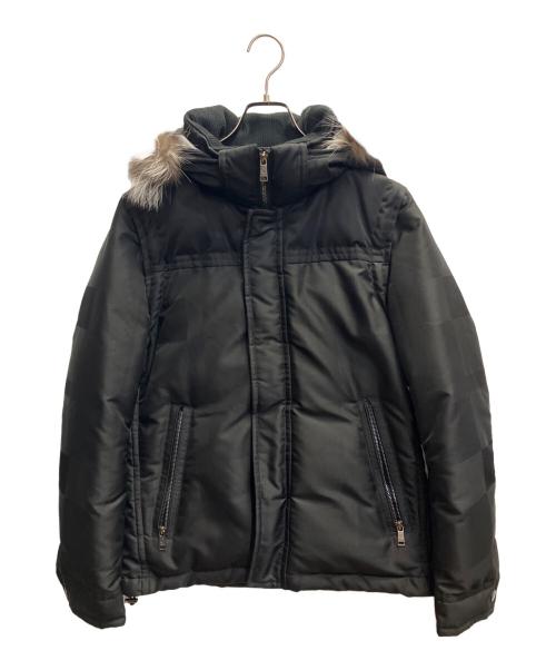 BLACK LABEL CRESTBRIDGE（ブラックレーベル クレストブリッジ）BLACK LABEL CRESTBRIDGE (ブラックレーベル クレストブリッジ) ダウンジャケット ブラック サイズ:Lの古着・服飾アイテム