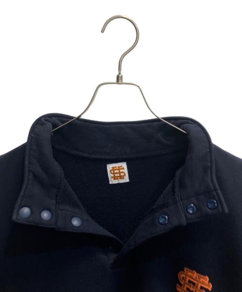 SEESEE（シーシー）SEESEE (シーシー) SNAP PULLOVER ネイビー サイズ:XXLの古着・服飾アイテム