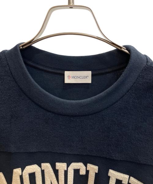 MONCLER（モンクレール）MONCLER (モンクレール) パイルロゴスウェット ネイビー サイズ:Mの古着・服飾アイテム