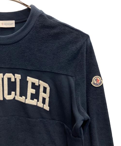 MONCLER（モンクレール）MONCLER (モンクレール) パイルロゴスウェット ネイビー サイズ:Mの古着・服飾アイテム