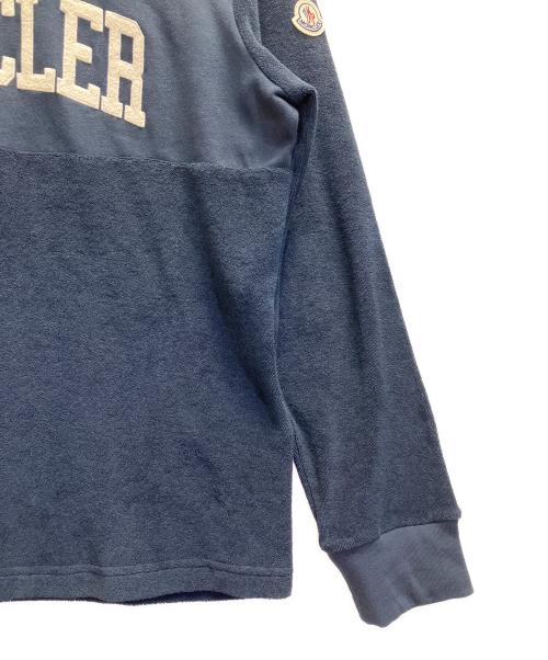 MONCLER（モンクレール）MONCLER (モンクレール) パイルロゴスウェット ネイビー サイズ:Mの古着・服飾アイテム