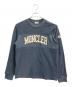 MONCLER（モンクレール）の古着「パイルロゴスウェット」｜ネイビー
