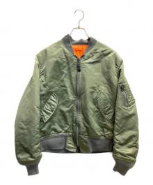 CORINTH MFG. CO.（コリンズ）の古着「MA-1ジャケット」｜カーキ
