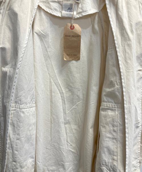 REMI RELIEF（レミレリーフ）REMI RELIEF (レミレリーフ) ネップツイルハンティングジャケット アイボリー サイズ:不明の古着・服飾アイテム