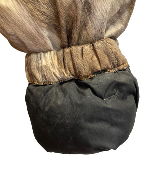 THE NORTH FACE（ザ ノース フェイス）THE NORTH FACE (ザ ノース フェイス) SUPREME (シュプリーム) Fur Print Nuptse Jacket ベージュ サイズ:Ｍの古着・服飾アイテム