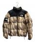 THE NORTH FACE（ザ ノース フェイス）の古着「Fur Print Nuptse Jacket」｜ベージュ
