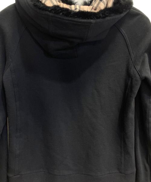 BURBERRY BLACK LABEL（バーバリーブラックレーベル）BURBERRY BLACK LABEL (バーバリーブラックレーベル) ジップパーカー ブラック サイズ:２の古着・服飾アイテム