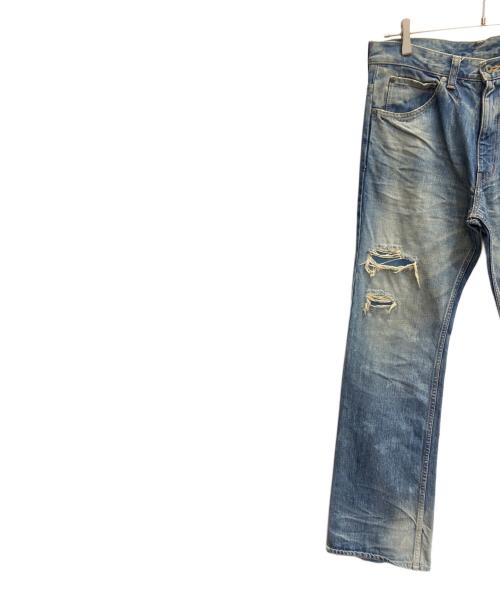 ISAMU KATAYAMA BACKLASH（イサムカタヤマ・バックラッシュ）ISAMU KATAYAMA BACKLASH (イサムカタヤマ・バックラッシュ) ダメージデニムパンツ インディゴ サイズ:Mの古着・服飾アイテム