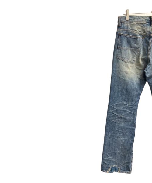 ISAMU KATAYAMA BACKLASH（イサムカタヤマ・バックラッシュ）ISAMU KATAYAMA BACKLASH (イサムカタヤマ・バックラッシュ) ダメージデニムパンツ インディゴ サイズ:Mの古着・服飾アイテム