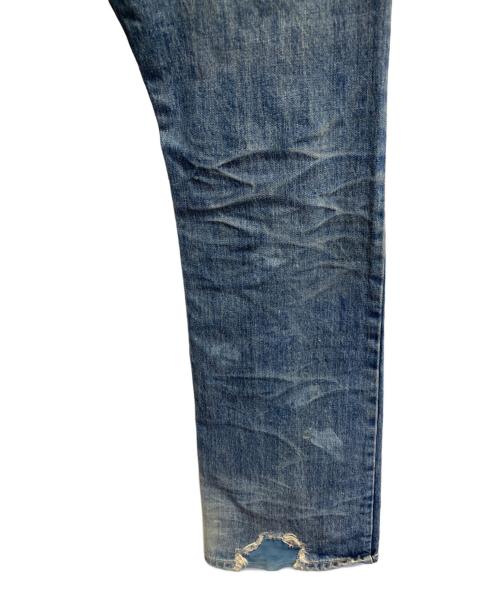 ISAMU KATAYAMA BACKLASH（イサムカタヤマ・バックラッシュ）ISAMU KATAYAMA BACKLASH (イサムカタヤマ・バックラッシュ) ダメージデニムパンツ インディゴ サイズ:Mの古着・服飾アイテム