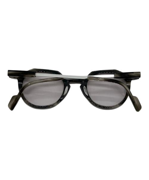 ANNE&VALENTIN（アンバレンタイン）ANNE&VALENTIN (アンバレンタイン) 伊達眼鏡 ブラック×ホワイトの古着・服飾アイテム