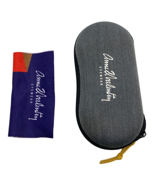 ANNE&VALENTIN（アンバレンタイン）ANNE&VALENTIN (アンバレンタイン) 伊達眼鏡 ブラック×ホワイトの古着・服飾アイテム
