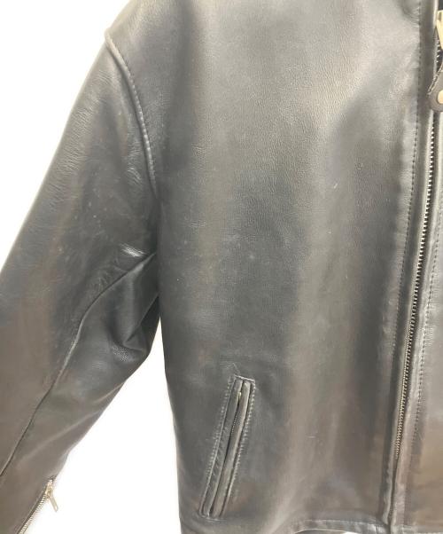 Schott（ショット）Schott (ショット) シングルライダースジャケット ブラック サイズ:42の古着・服飾アイテム