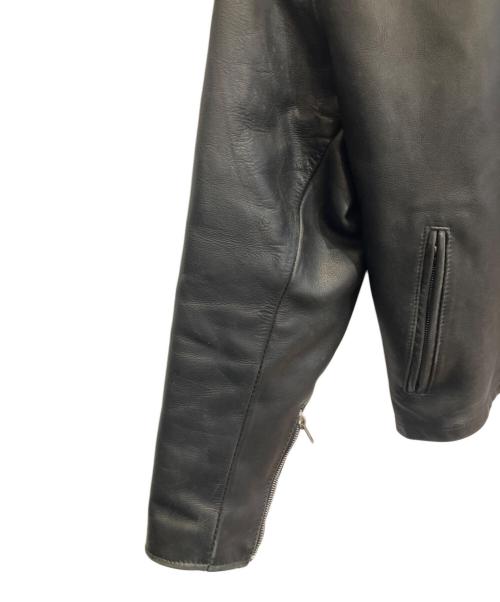 Schott（ショット）Schott (ショット) シングルライダースジャケット ブラック サイズ:42の古着・服飾アイテム