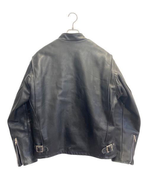 Schott（ショット）Schott (ショット) シングルライダースジャケット ブラック サイズ:42の古着・服飾アイテム