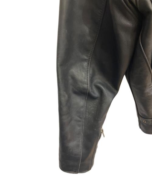 Schott（ショット）Schott (ショット) シングルライダースジャケット ブラック サイズ:42の古着・服飾アイテム