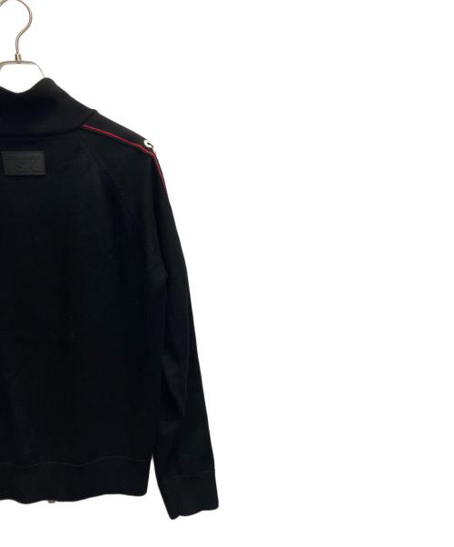 DSQUARED2（ディースクエアード）DSQUARED2 (ディースクエアード) ウールニットカーディガン ブラック サイズ:Lの古着・服飾アイテム