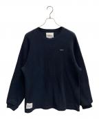 WTAPSダブルタップス）の古着「長袖カットソー」｜ネイビー