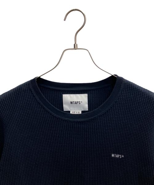 WTAPS（ダブルタップス）WTAPS (ダブルタップス) 長袖カットソー ネイビー サイズ:XLの古着・服飾アイテム