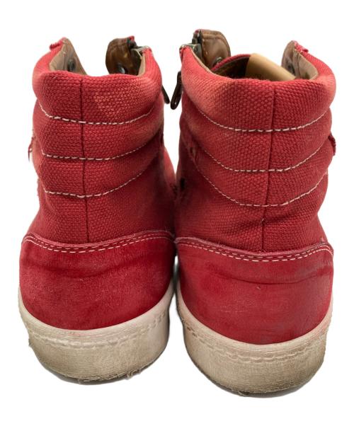 glamb（グラム）glamb (グラム) Grunge sneakers レッド サイズ:26.5の古着・服飾アイテム