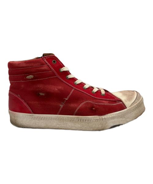glamb（グラム）glamb (グラム) Grunge sneakers レッド サイズ:26.5の古着・服飾アイテム