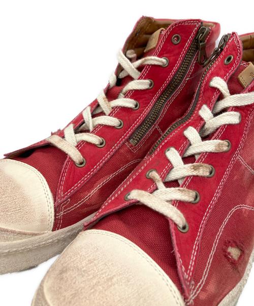 glamb（グラム）glamb (グラム) Grunge sneakers レッド サイズ:26.5の古着・服飾アイテム