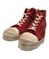glamb（グラム）の古着「Grunge sneakers」｜レッド