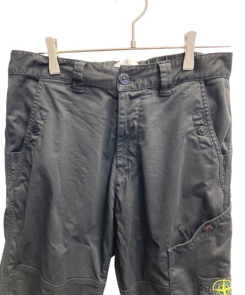 STONE ISLAND（ストーンアイランド）STONE ISLAND (ストーンアイランド) カーゴパンツ ブラック サイズ:W29（73.5）の古着・服飾アイテム