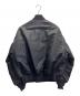 中古・古着 H BEAUTY&YOUTH (エイチ ビューティー&ユース) OLMETX フライトジャケット ブラック サイズ:S：36000円