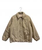 STEVEN ALANスティーブンアラン）の古着「PE DARUMA BAL COLLAR BLOUSON」｜ベージュ