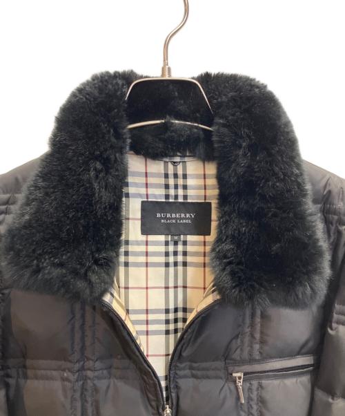 BURBERRY BLACK LABEL（バーバリーブラックレーベル）BURBERRY BLACK LABEL (バーバリーブラックレーベル) キルティングダウンジャケット ブラック サイズ:Mの古着・服飾アイテム